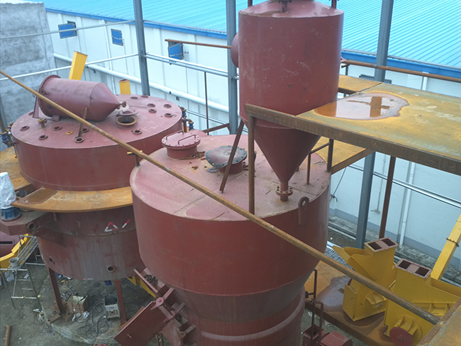 大豆油浸出车间安装现场